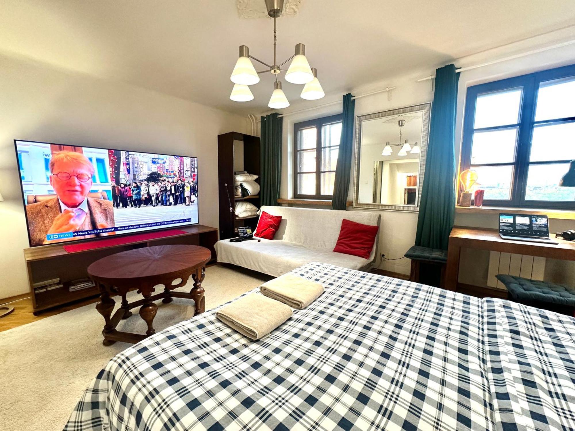 Old Town Best View Wifi 300 Mb/S Huge Screen Netflix Appletv Amazontv Warsaw Exterior photo